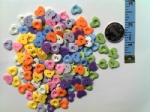 13mm forest love plastic fancy buttons