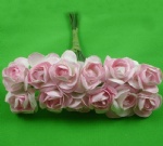 Peach Pink 2.0cm paper flower rose
