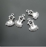 alloy girl dress charms for decorating