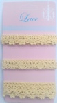 Craft ribbon lace cotton for decorating