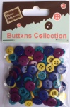 Bright assorted plastic buttons-wholesale novelty buttons for craft