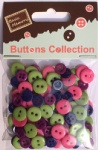 Spring assorted plastic buttons wholesale-mixed cute buttons for scrapbooking
