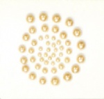50pcs Latte pearls sticker