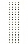 100pcs 3mm black pearls strip
