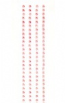 100pcs 3MM pink pearls strip