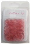 Pink Yagon clear plastic buttons collection