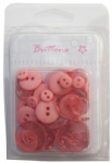 Pink mix size plastic buttons collection wholesale