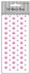 69pcs Pink self adhesive pearls-scrapbook embellishments