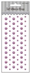 69pcs Purple self adhesive pearls-scrapbook embellishments