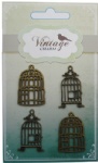 Decorative Vintage Alloy Charms Birdcages