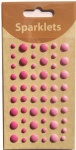 self adhesive enamel dots-pink collection-embellishments