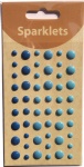 self adhesive enamel dots-Blue collection-embellishments